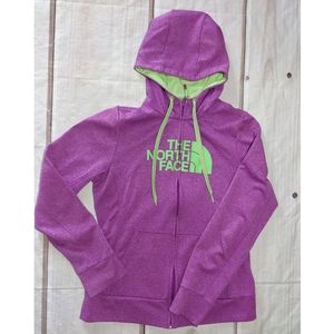 EUC Women's North Face Hoodie, Purple & Green Sz M